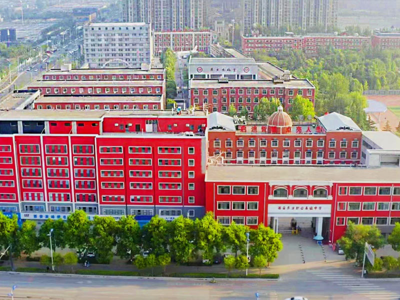 米脂校园鸟瞰图